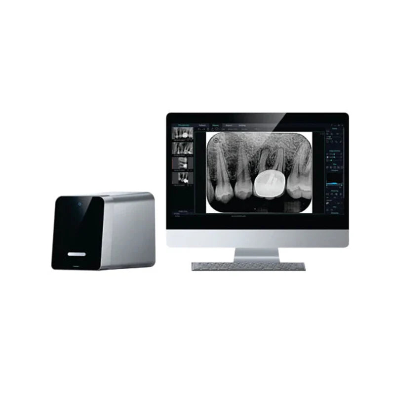 High-speed dental phosphor plate scanner