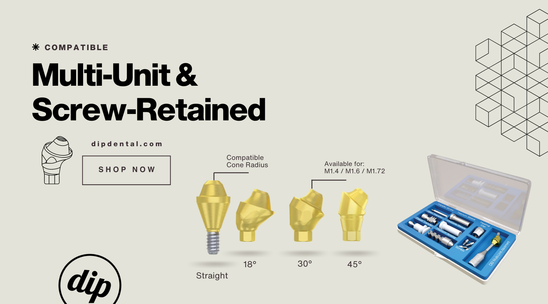 Multi-Unit Abutment & Screw Retained