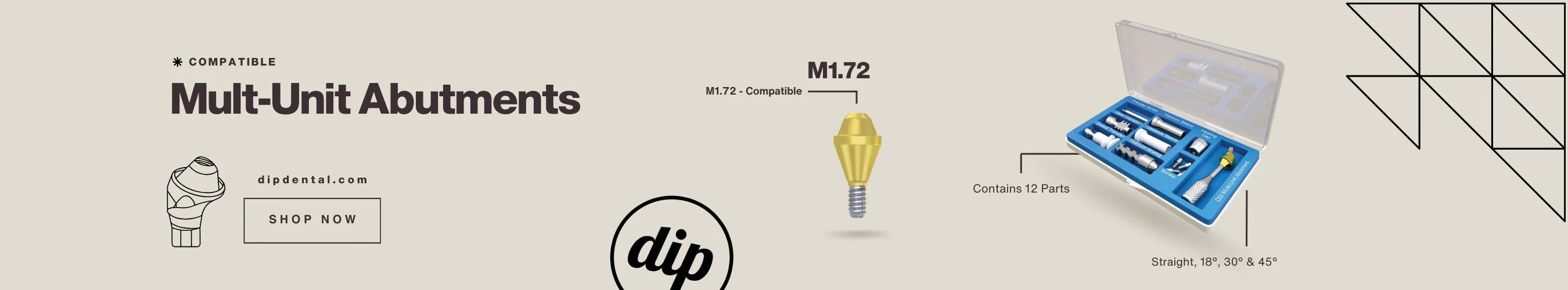 Multi-Unit Abutment M1.72