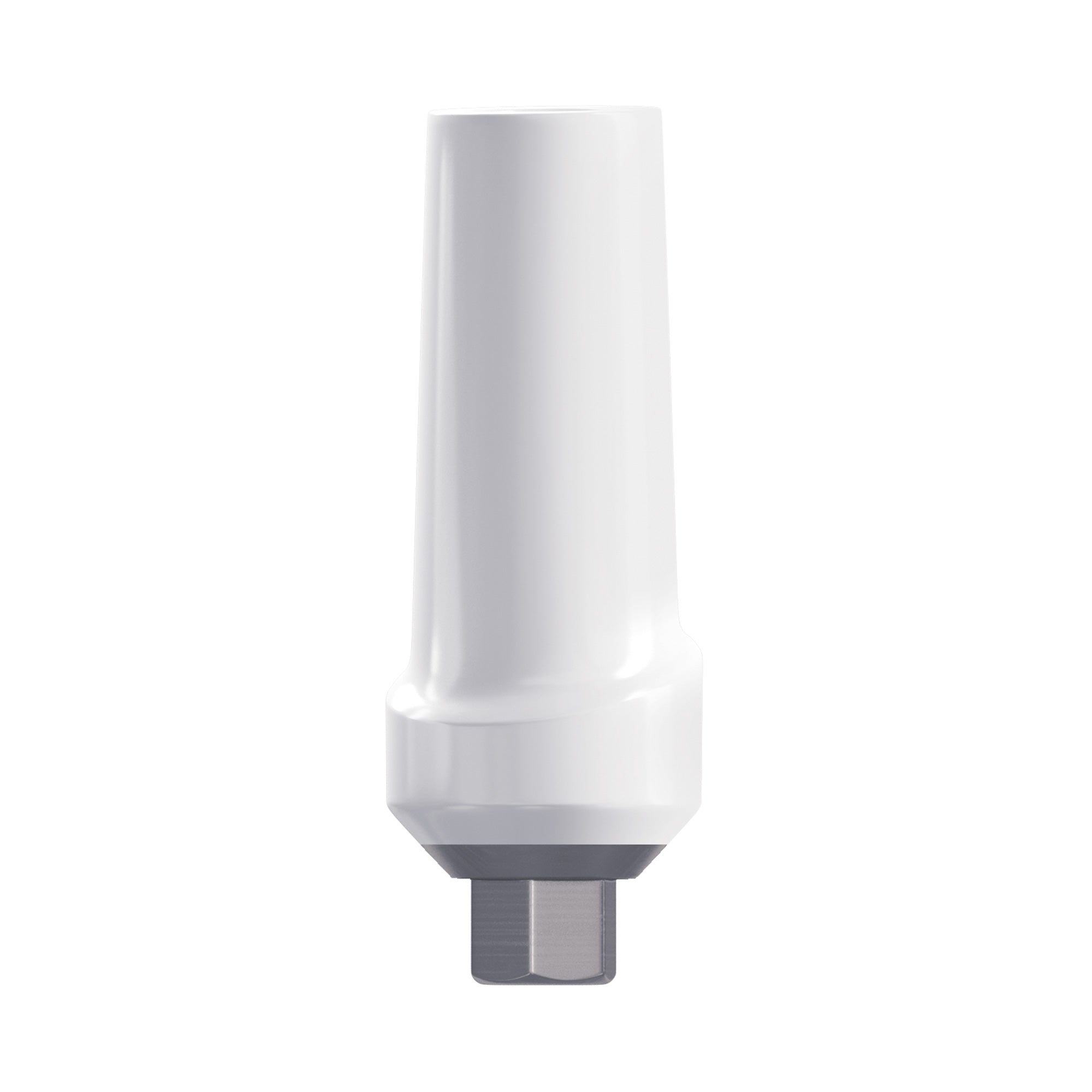 Zirconia hex abutments for internal hex implant restorations, compatible with Zimmer®, MIS Implants®, Biohorizon®, Paltop®, Ritter®, Noris®, Implant Direct® and more.