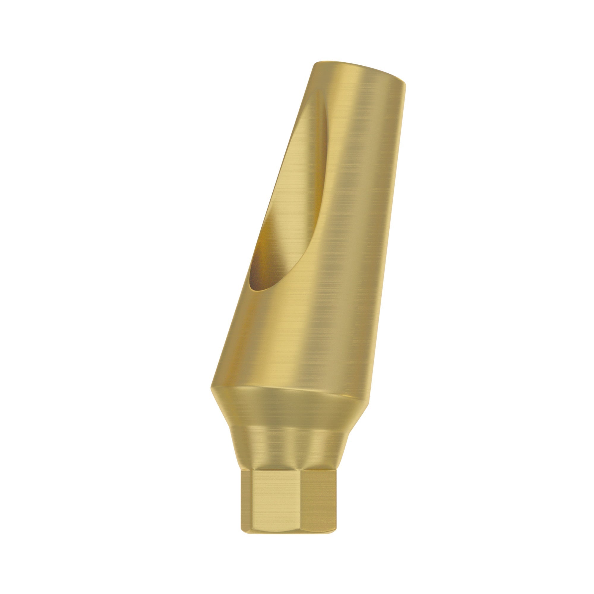 Angulated abutment for the conical connection implant platform, compatible with MegaGen®, Osstem®, Neodent®, Zimmer®, Nobel Active® and more.