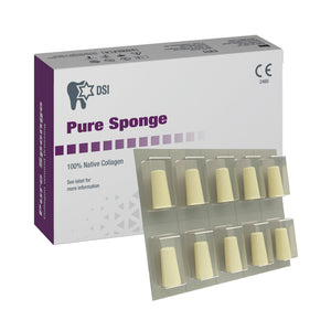 Sterile collagen sponge plugs for socket hemostasis and regeneration, offered at competitive prices with high-quality products.