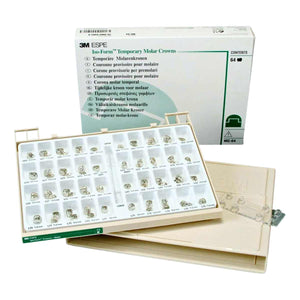 Pre-formed temporary crown shells for anterior and posterior teeth, click and save on chairside provisional restoration supplies.