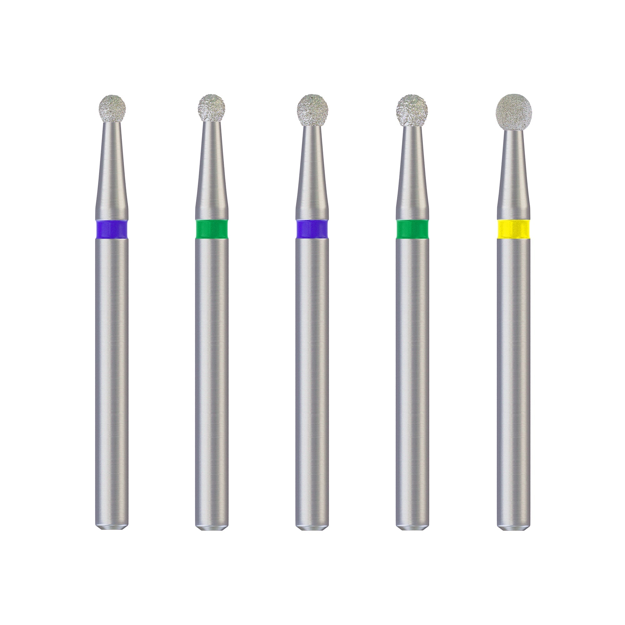 DIP Dental Diamond Reusable Burs Round Ball (ISO-001) 19mm