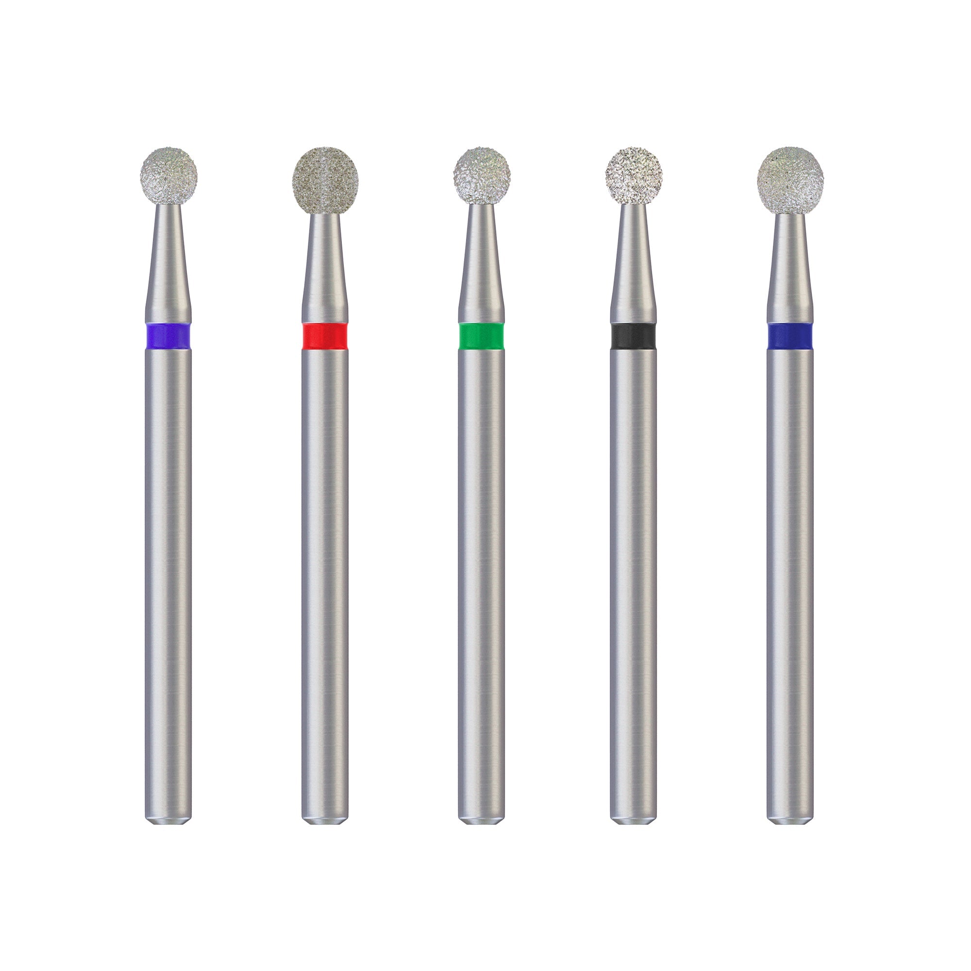 DIP Dental Diamond Reusable Burs Round Ball (ISO-001) 21mm