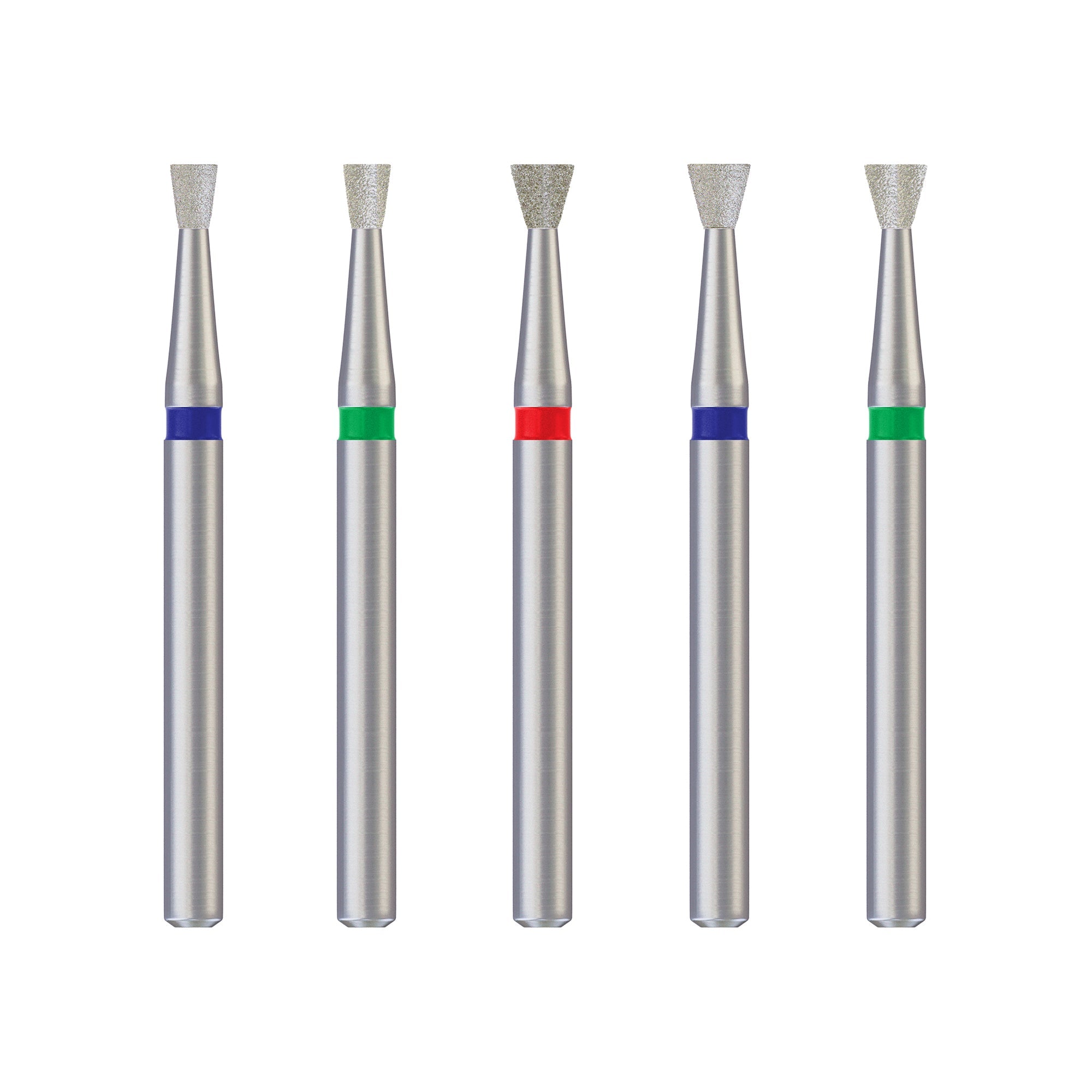 DIP Dental Diamond Reusable Burs Inverted Cone (ISO-010) 19mm