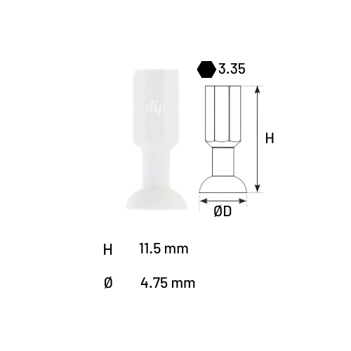 Snap-On Impression Coping for Overlock™ Overdenture Attachment