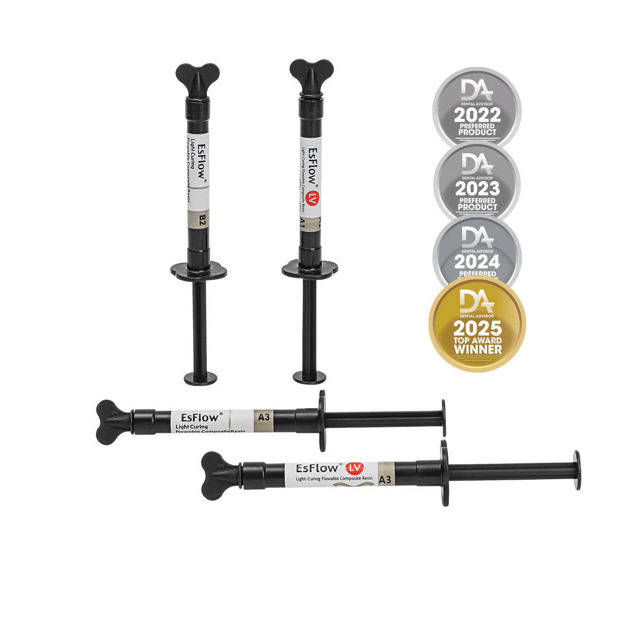 Highly Esthetic – Natural-looking shade match for anterior and posterior teeth.