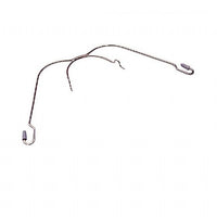 Stainless steel omega-looped orthodontic facebow