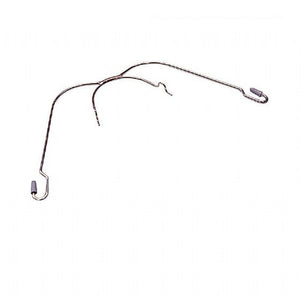 Stainless steel omega-looped orthodontic facebow