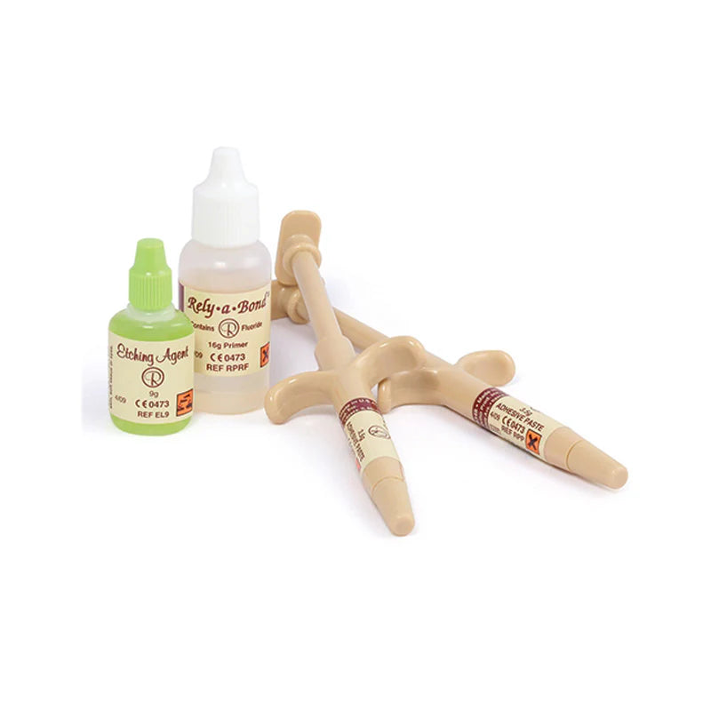 Rely-a-Bond adhesive paste and primer with fluoride