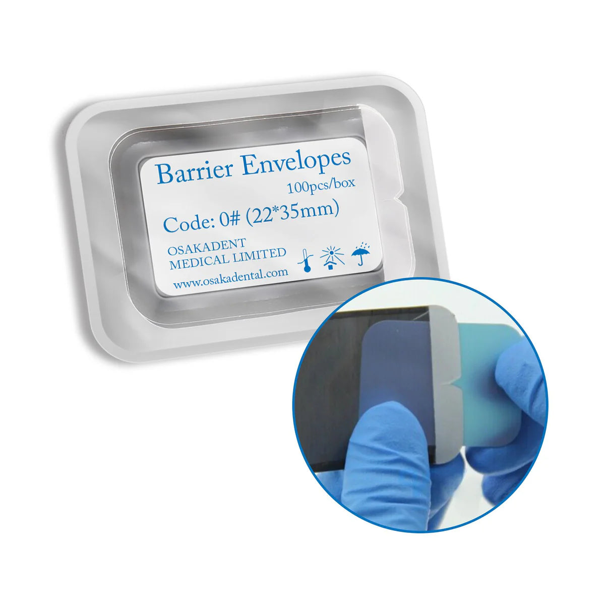 Disposable X-ray barrier envelopes for dental films