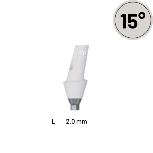 15° Anatomic Angled Zirconia Abutment for Nobel Active® NP 3.5