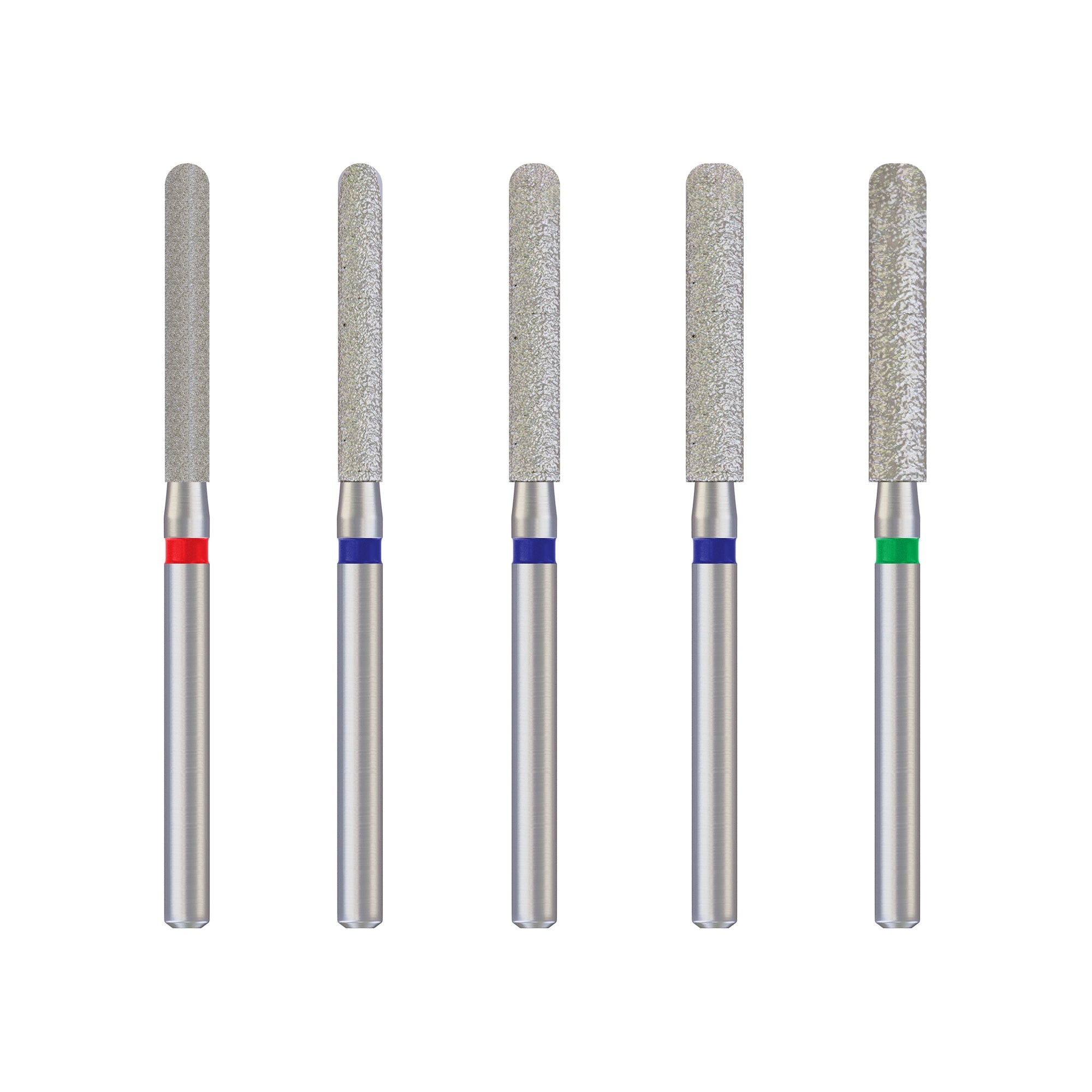 DIP Dental Diamond Burs Cylindrical Rounded End (ISO-137) 24mm