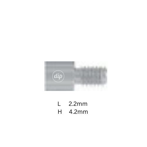 Short Titanium Fixation Screw for Multi-Unit M1.72 Internal Hex RP 3.5