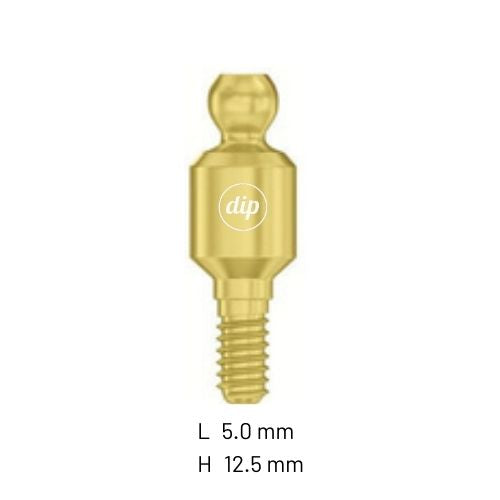 Straight Ball Attachment for Internal Hex RP 3.5