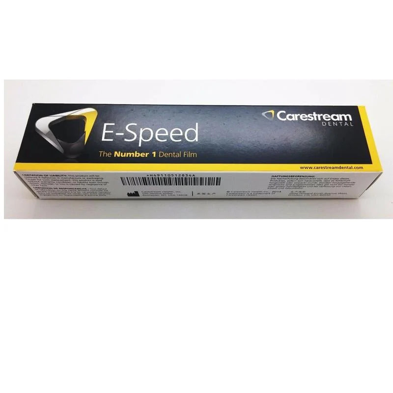 Dental X-ray film with reduced radiation exposure