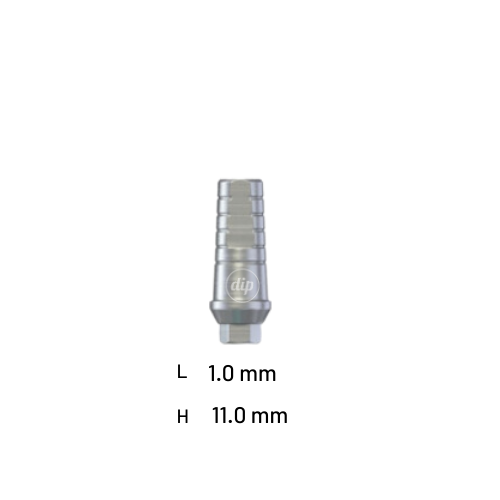 Straight Shoulder Titanium Abutment for Internal Hex NP 2.0