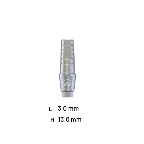 Straight Shoulder Titanium Abutment for Internal Hex NP 2.0