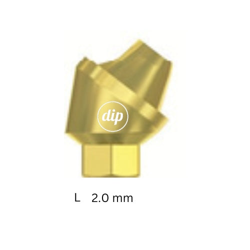 17° Angled Classic Multi-Unit Abutment M1.4 for Internal Hex RP 3.5