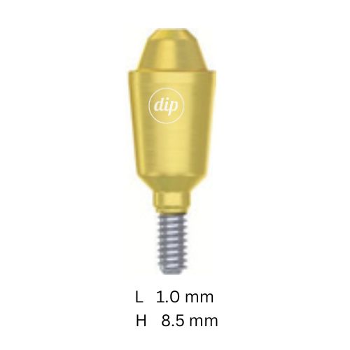 Straight Multi-Unit Abutment M1.6 for Internal Hex RP 3.5