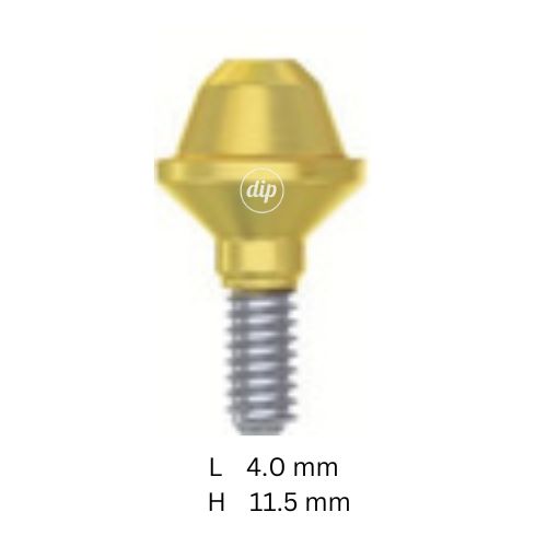 Straight Multi-Unit Abutment M1.6 for Internal Hex RP 3.5