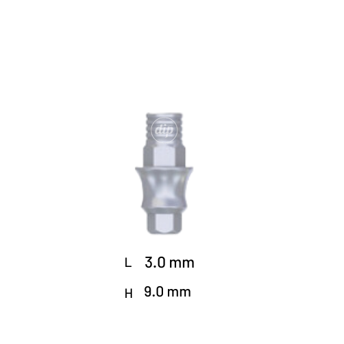 Anti-Rotational Concave CAD/CAM Ti-Base for Internal Hex RP 3.5