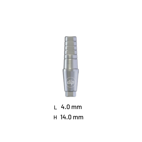 Straight Shoulder Titanium Abutment for Internal Hex NP 2.0