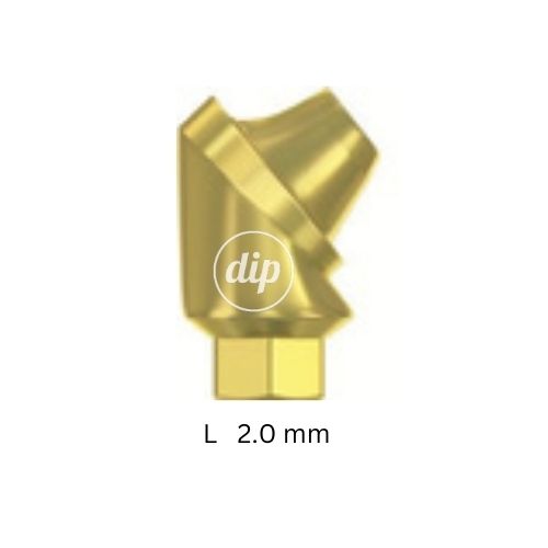 52° Angled Classic Multi-Unit Abutment M1.4 for Internal Hex RP 3.5