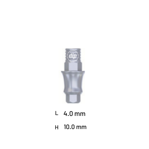 Anti-Rotational Concave CAD/CAM Ti-Base for Internal Hex RP 3.5