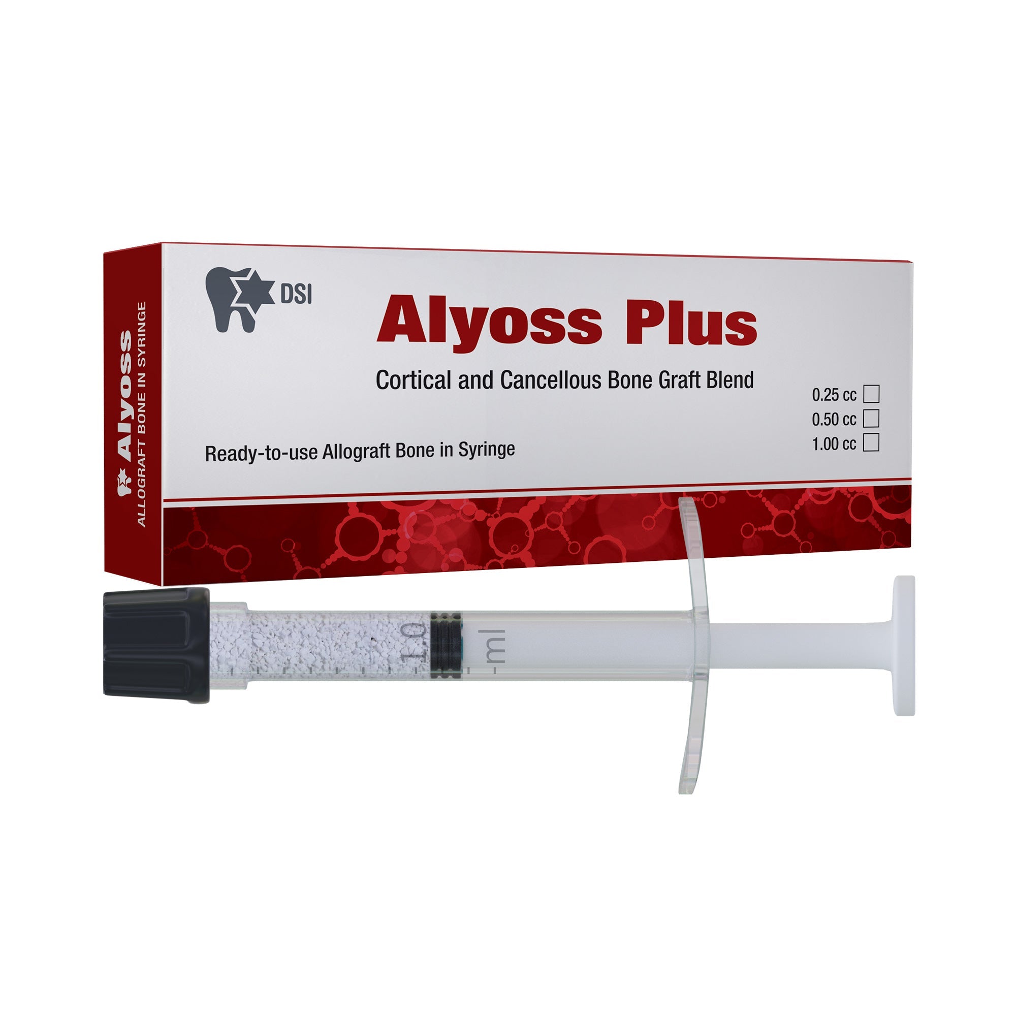 DIP Alyoss Natural Allograft Cancellous Cortical Bone Graft Material In Syringe