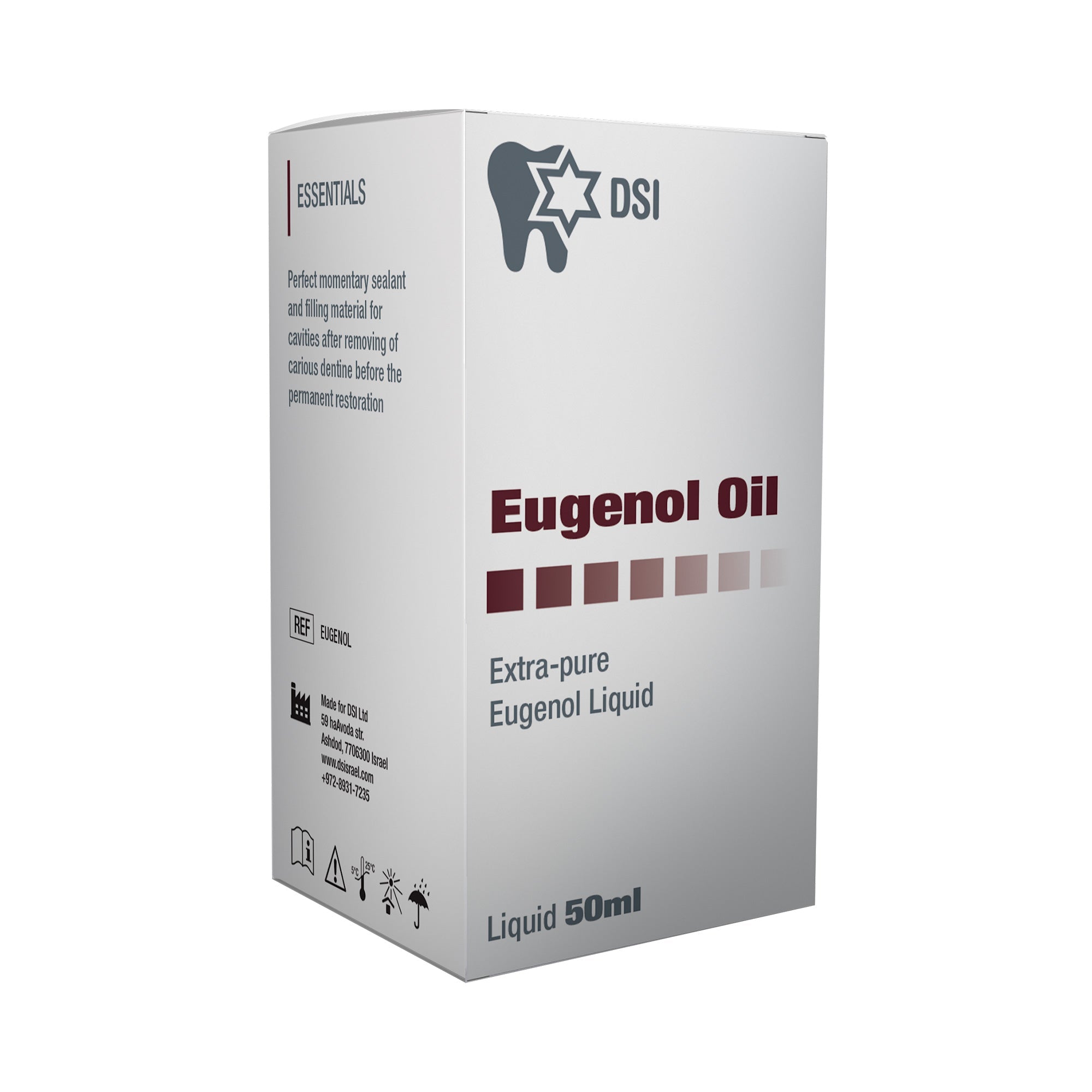 DIP Pure Eugenol Oil For Dental Applications And Pain Relief 50ml 1.7oz