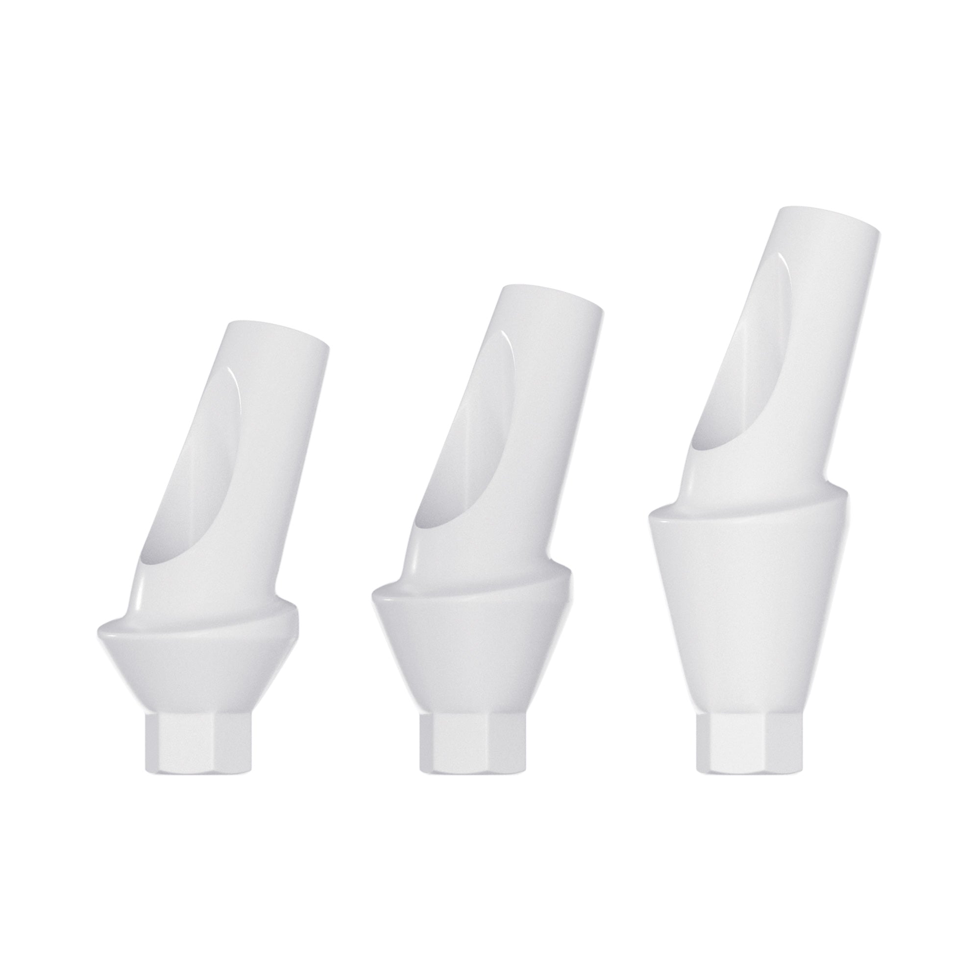 DIP Temporary Angulated 15° PEEK Abutment 3.8mm - Conical Connection RP Ø4.3-5.0mm