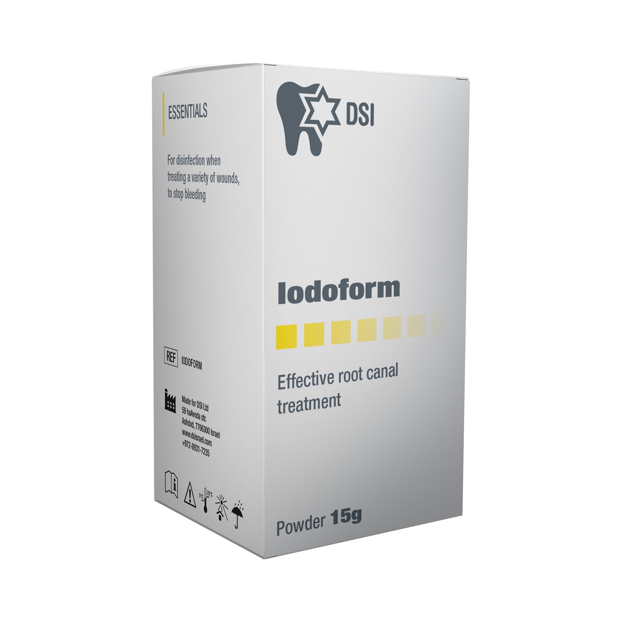 DIP Iodoform Powder For Root Canal Treatment 15g 0.5oz