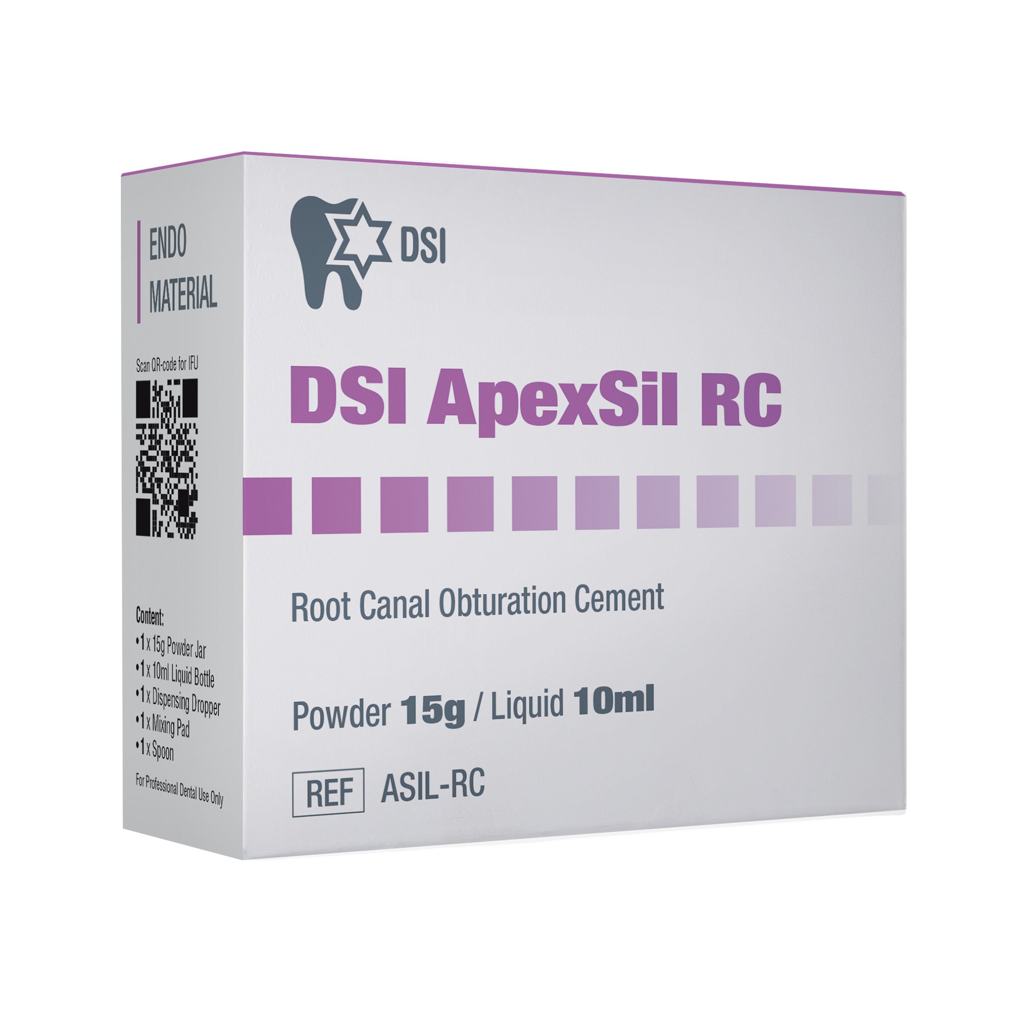 DIP Apexsil RC Zinc Oxide-Eugenol Based Root Canal Sealer 15g+10ml