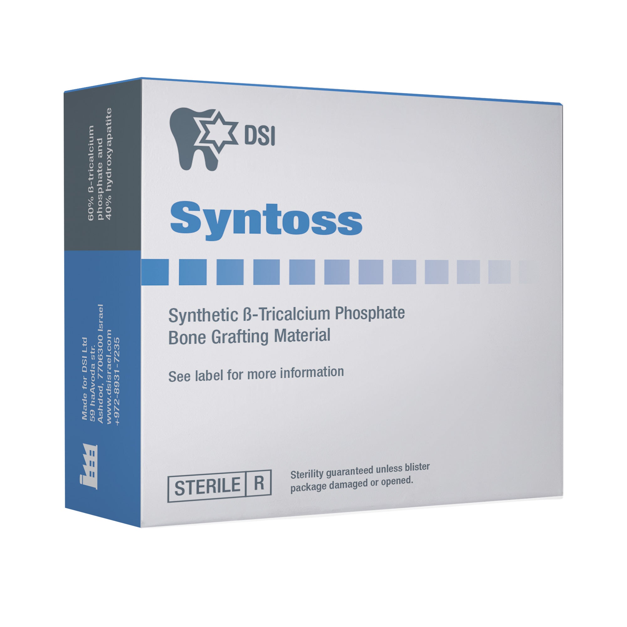 DIP Syntoss Synthetic Bone Graft TCP/HA Mix in Cones Alloplast