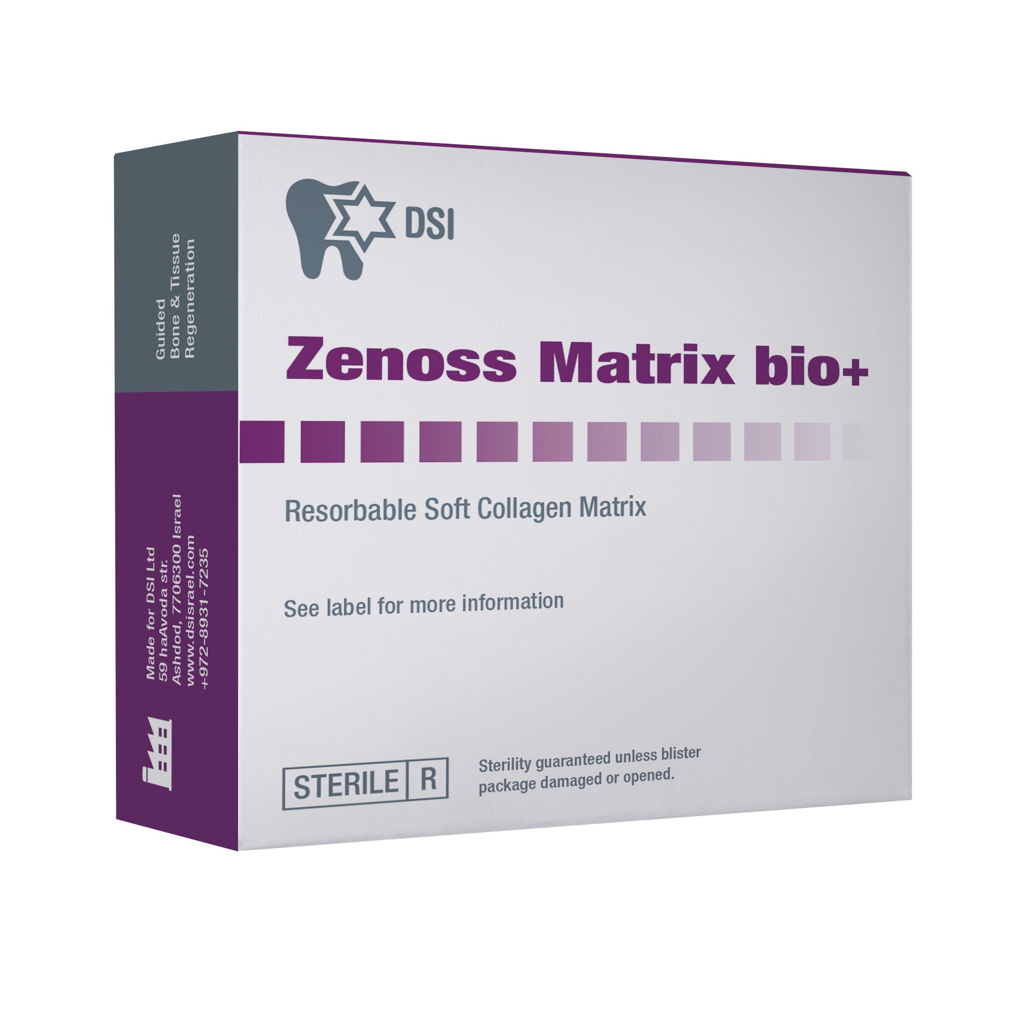 Zenoss Matrix Bio Dental Surgical Resorbable Collagen Barrier Membrane