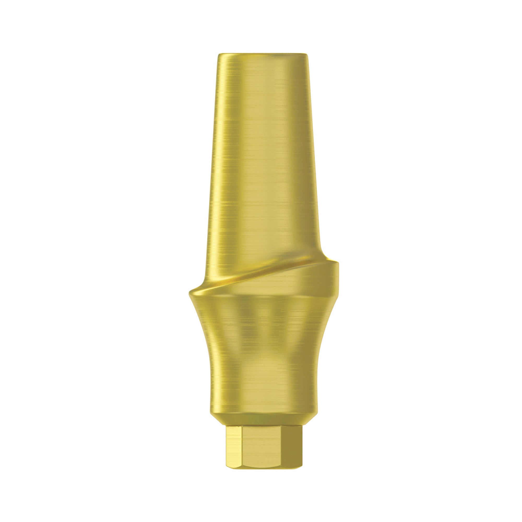 DIP Titanium Concave Straight Abutment Ø5.0mm - Internal Hex Ø2.42mm