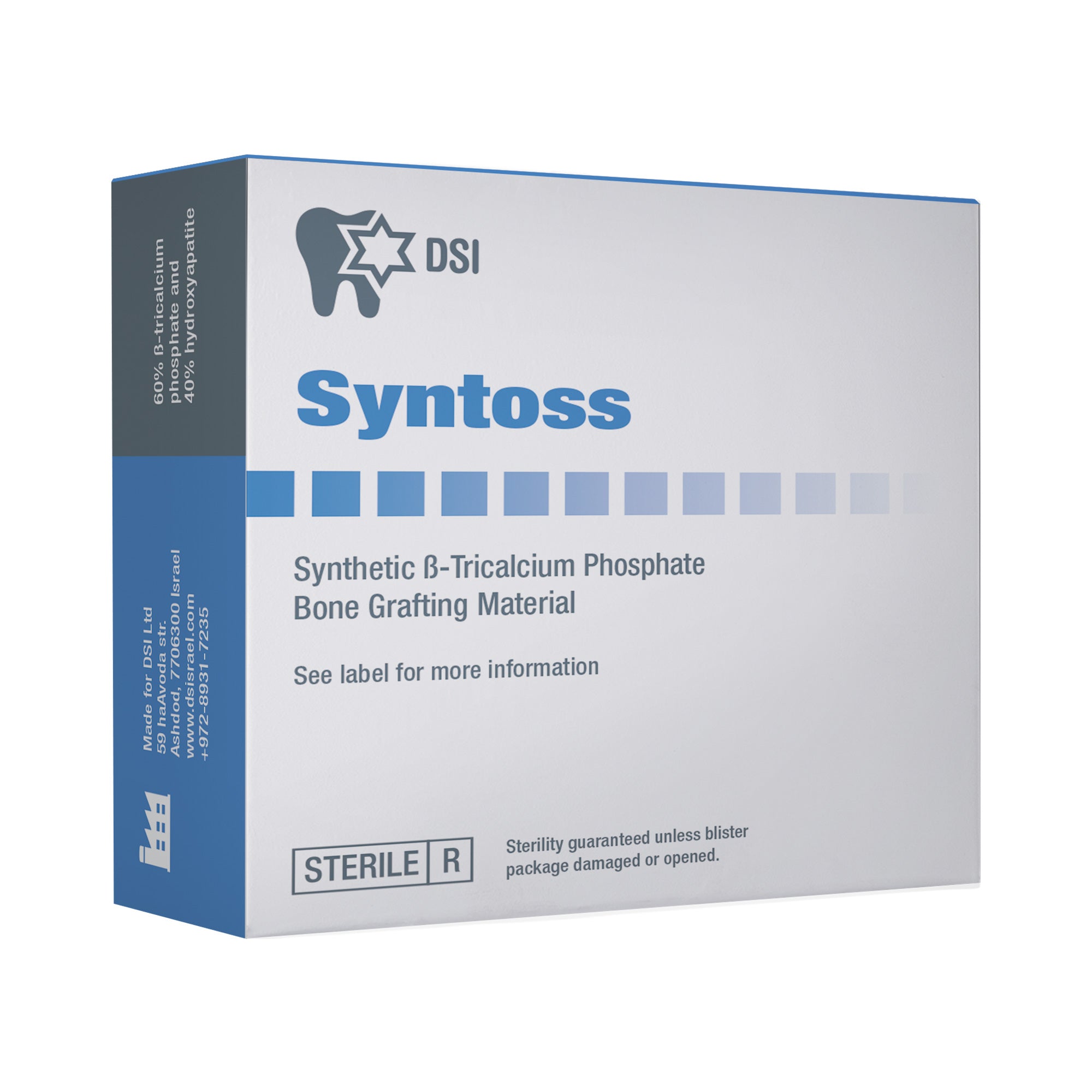 DSI Syntoss Synthetic Bone Graft TCP/HA Mix in Granules Alloplast