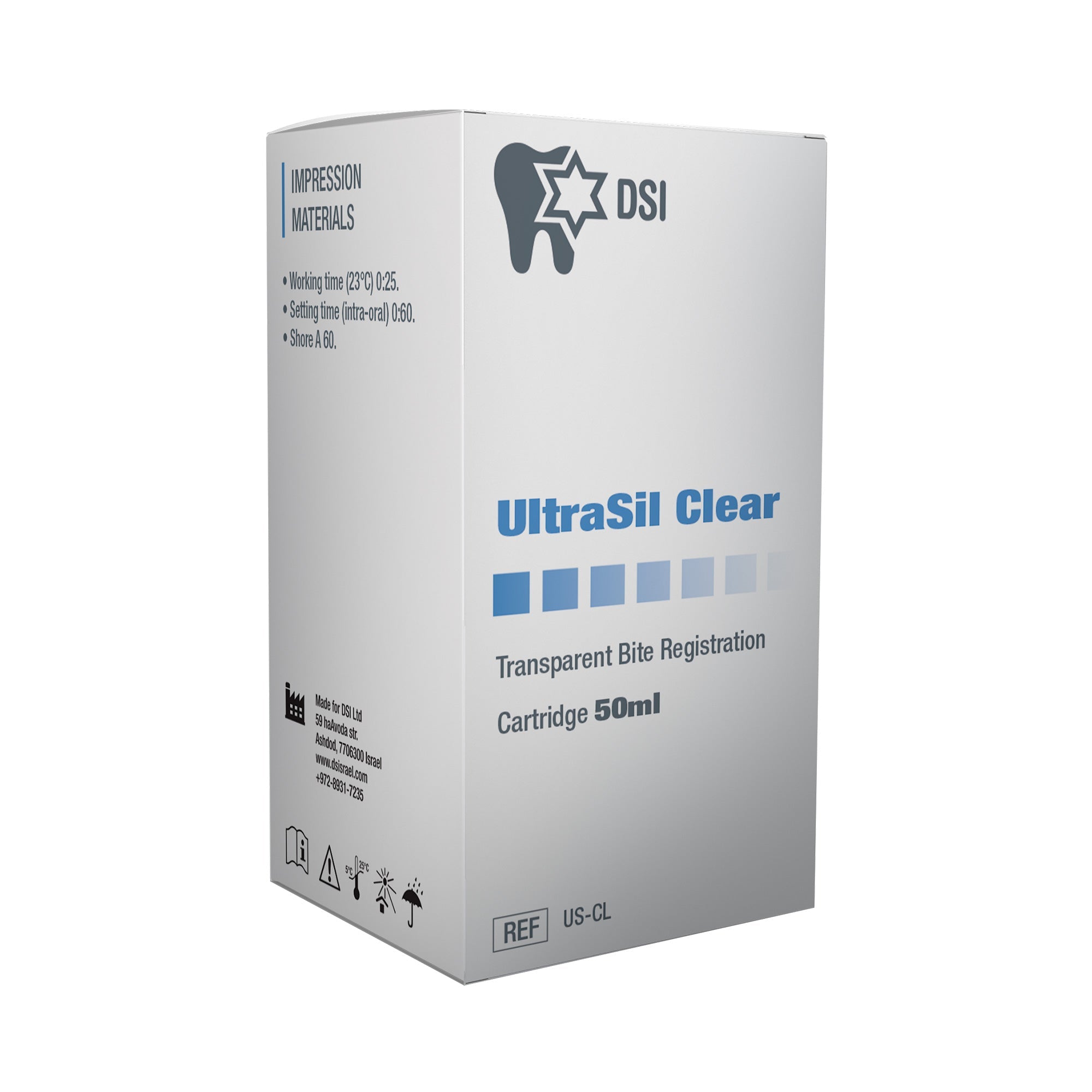 DIP Ultrasil Clear - Transparent Bite Registration Material In 50ml