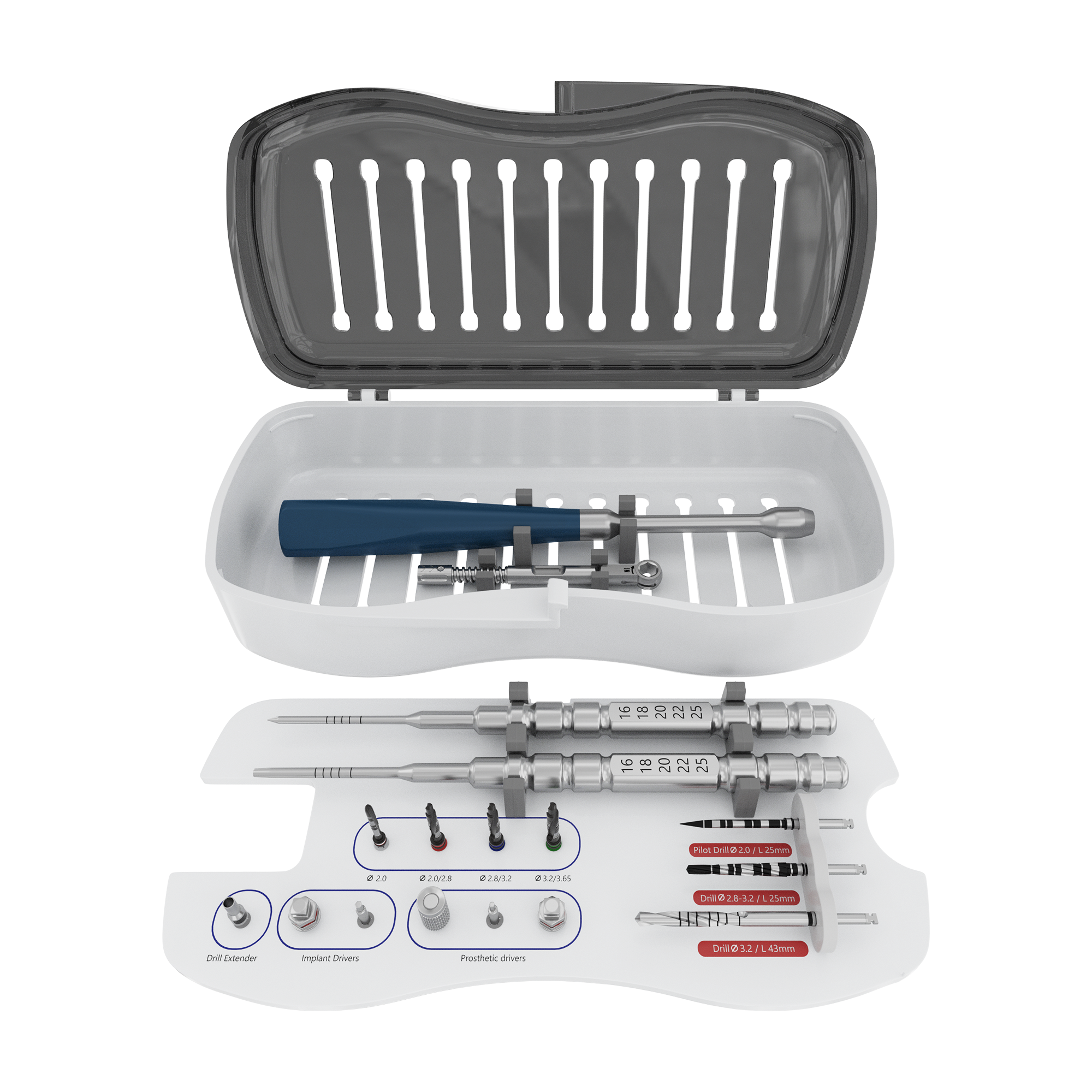 DIP SK-DSY Grip Ptery Surgical Kit For Implant Installation