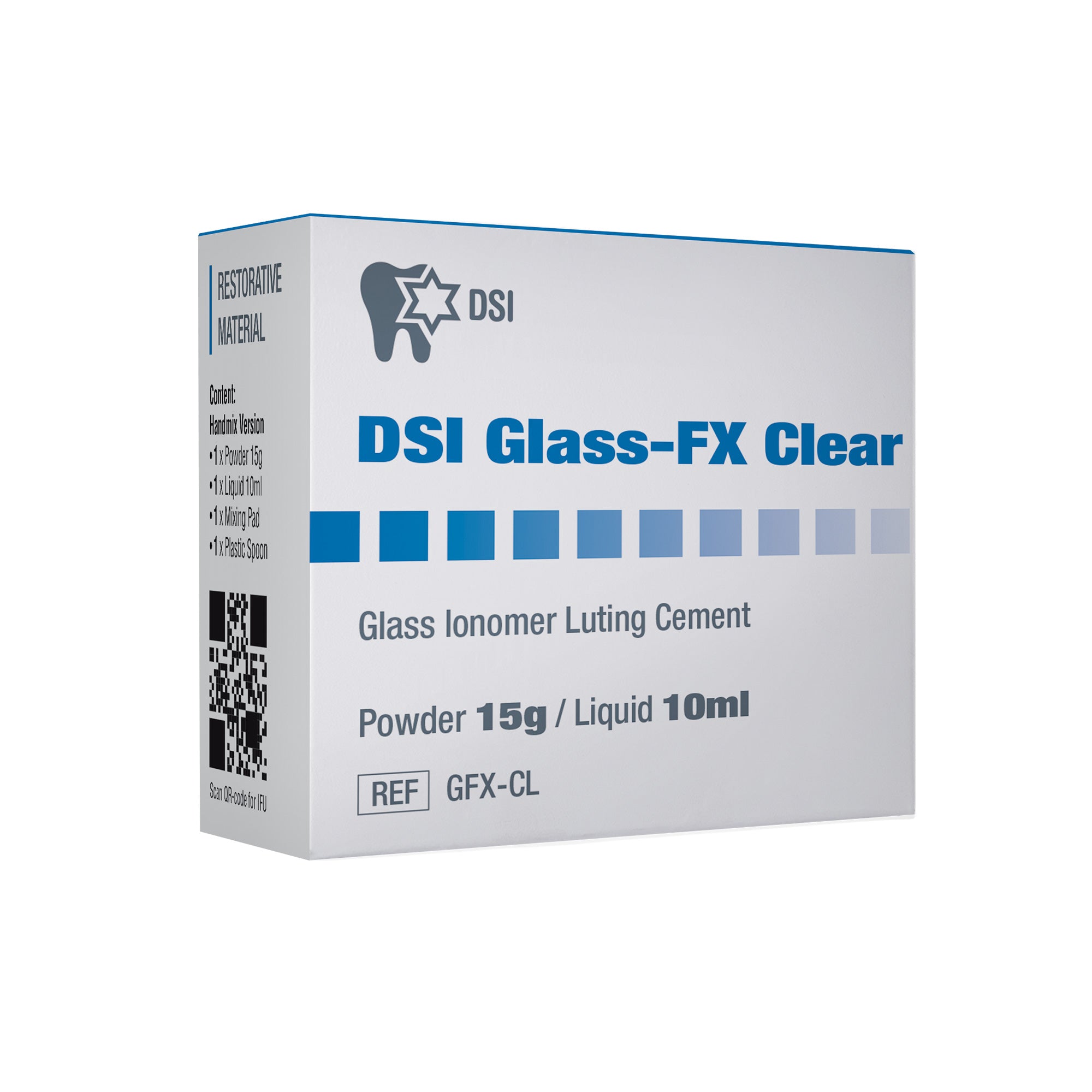 DIP Glass FX Clear Glass-Ionomer Translucent Cement 15g + 10ml