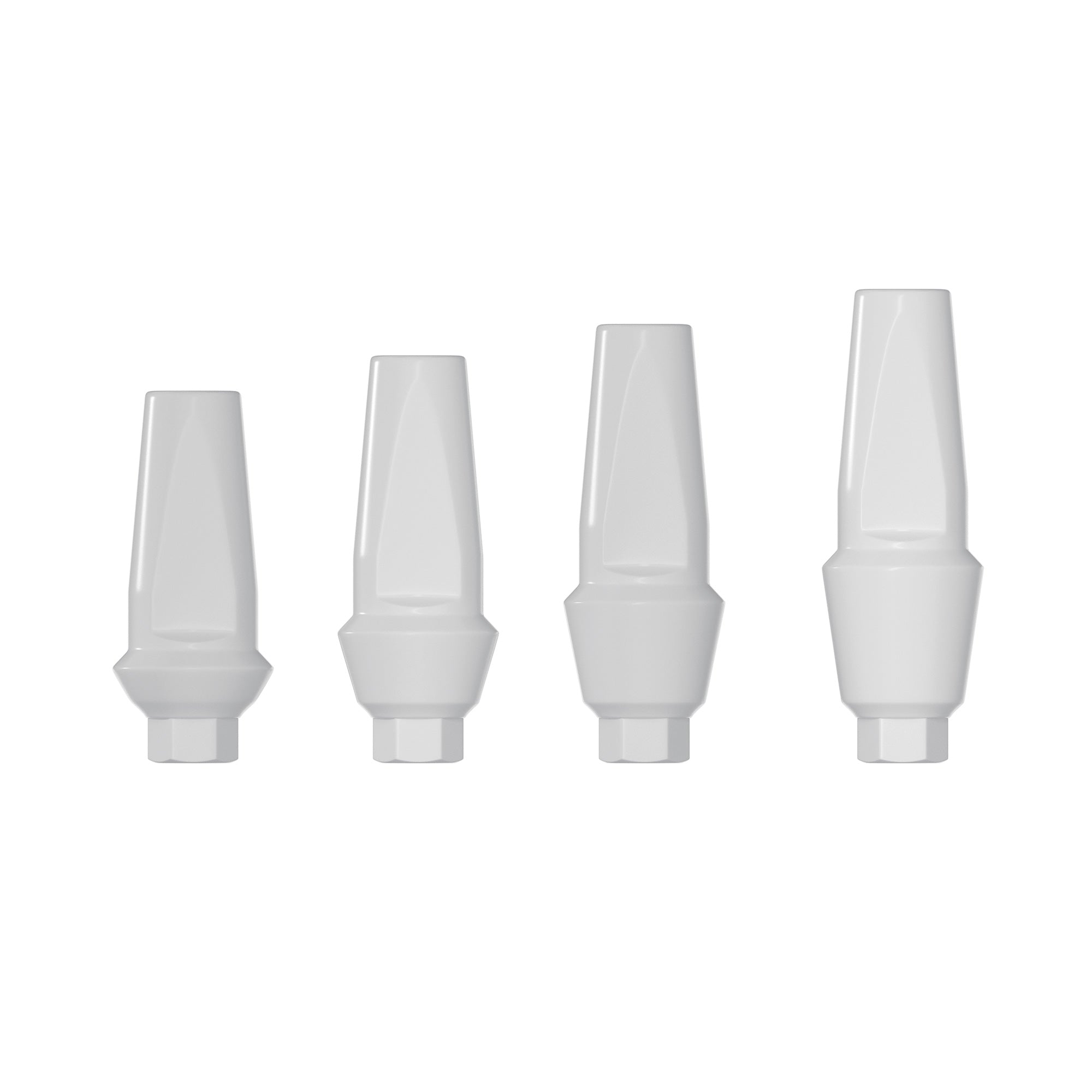 DIP Temporary Straight PEEK Abutment 4.8mm - Internal Hex Ø2.42mm