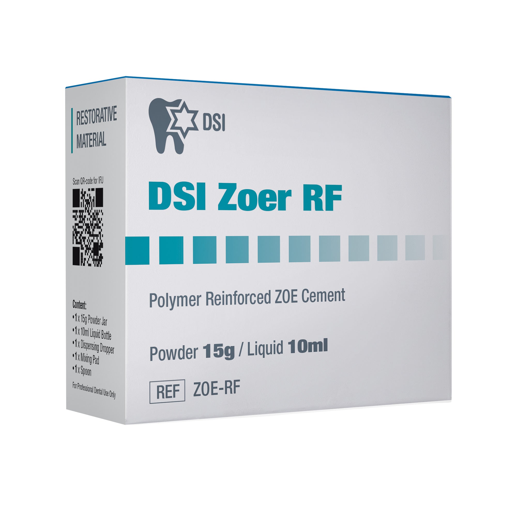 DIP Zoer RF ZOE Polymer Reinforced Temporary Cement 15g + 10ml