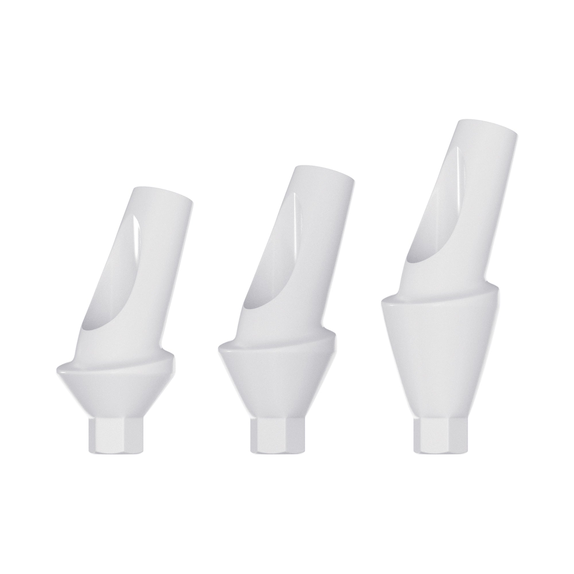 DIP Temporary Angulated 15° PEEK Abutment 3.6mm - Conical Connection NP Ø3.5mm