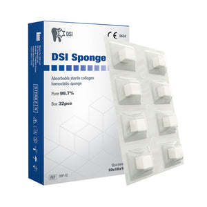 DSI Sponge Hemostatic Collagen Gelatin Sterile Cubes 10x10mm_1