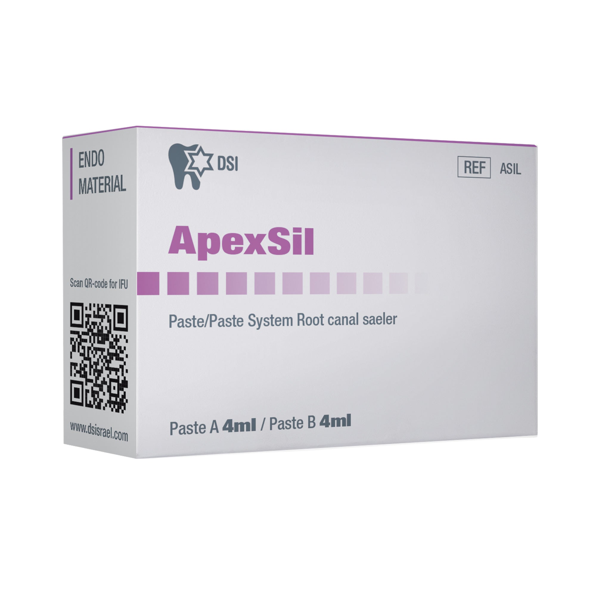 DIP Apexsil Paste Endodontic Root Canal Sealer 4ml + 4ml