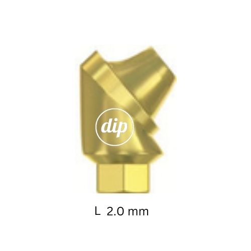 30° Angled Classic Multi-Unit Abutment M1.4 for Internal Hex RP 3.5