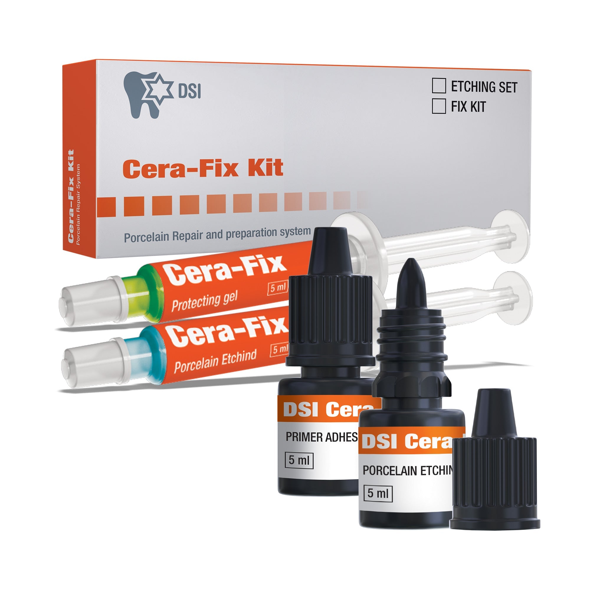 DIP Cera-Fix Repair Kit For Dental Porcelain & Ceramic Restorations