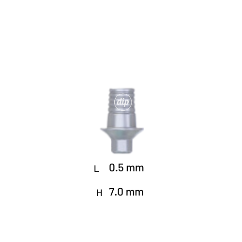 Rotational Concave CAD/CAM Ti-Base for Internal Hex RP 3.5